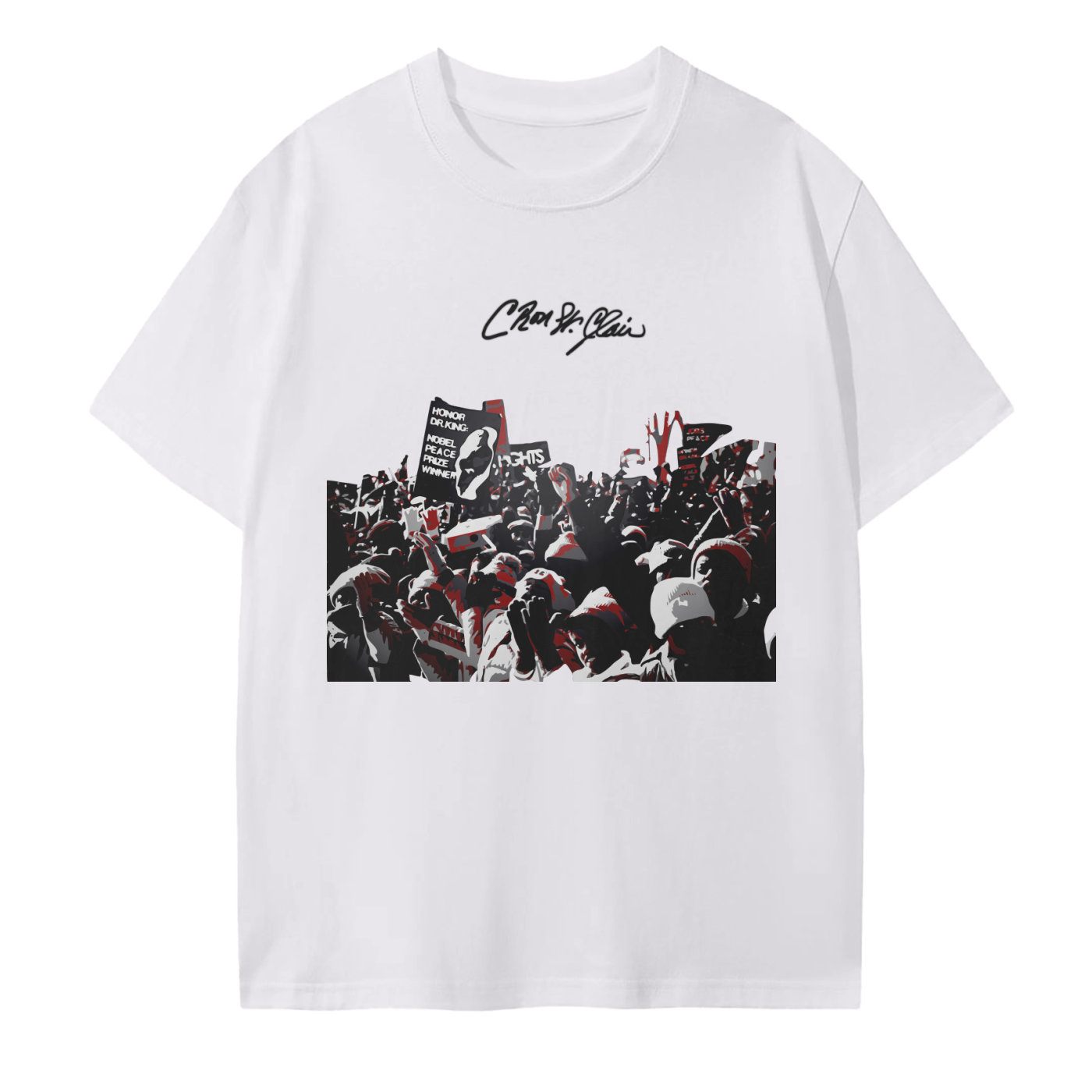 “The Making of the Holiday” Protest Tee – Power in the Frame