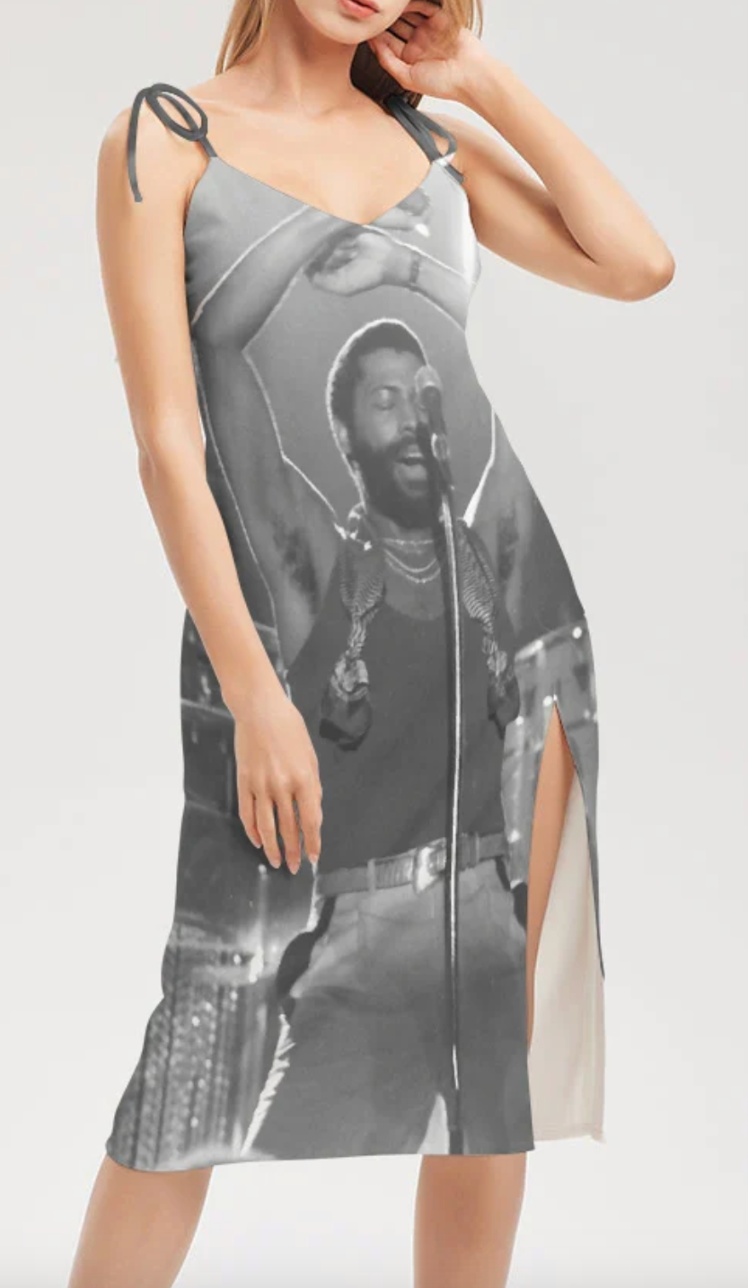 Teddy Pendergrass "Turn off the Lights" Print Dress – Soul. Power. Seduction.